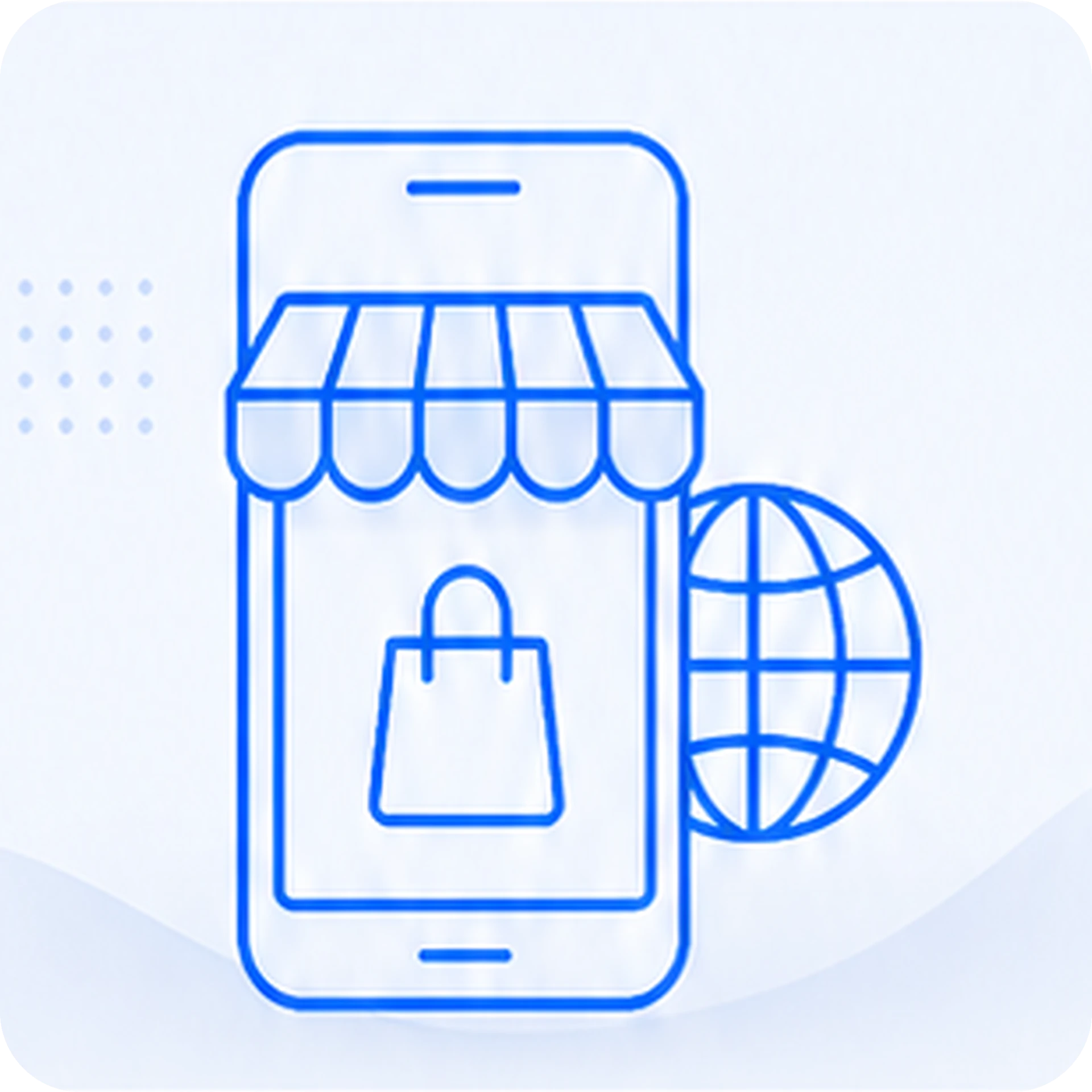 Ilustración de Tiendas Virtuales