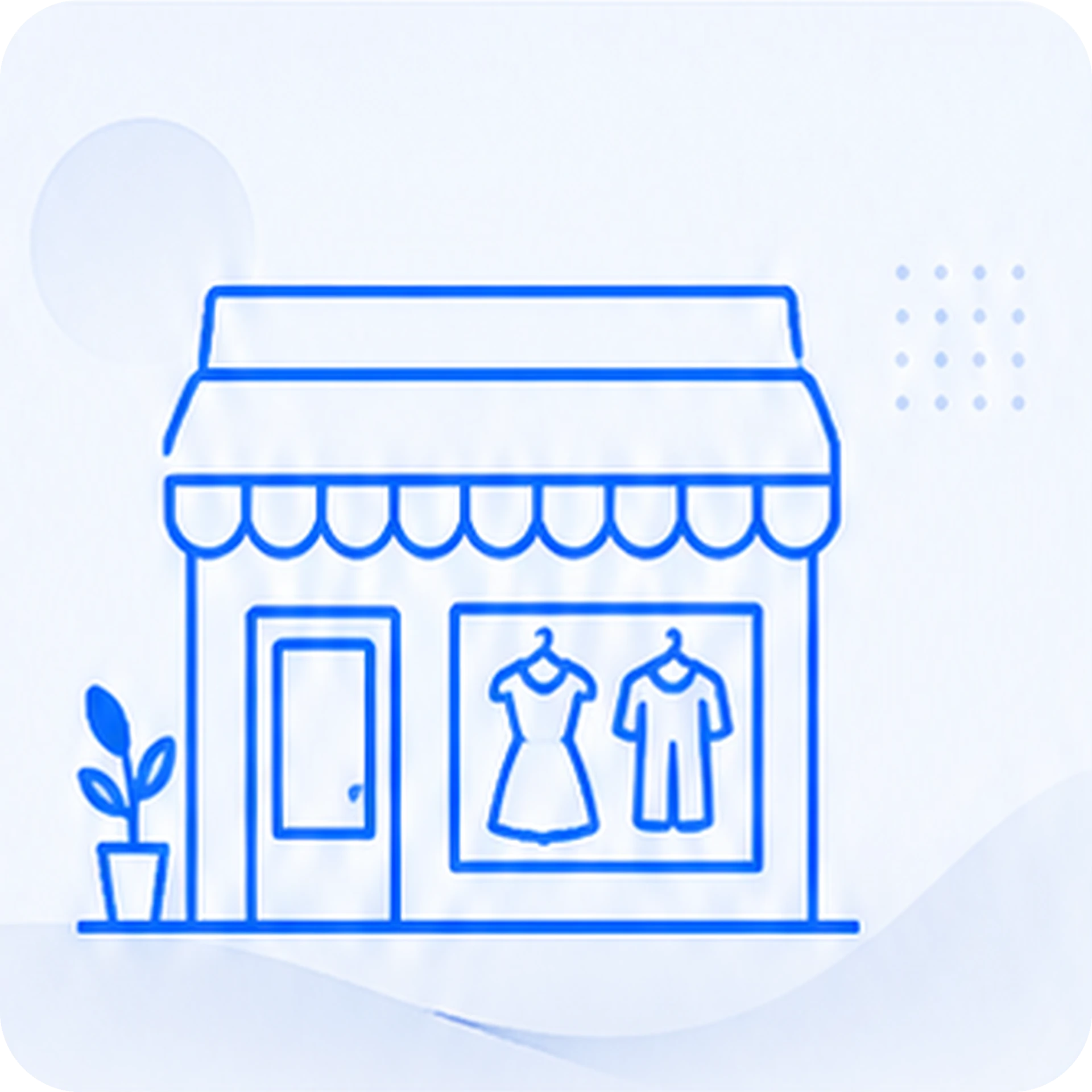 Ilustración de Tiendas Físicas